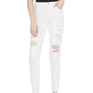 NWT White Ripped Jeans